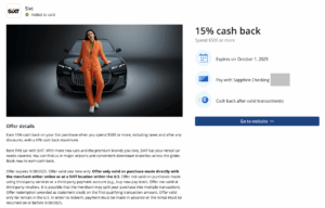 15% Cash Back at Sixt