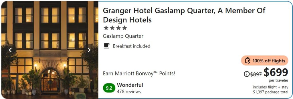 Vacations by Marriott Granger Hotel Gaslamp Quarter Stay