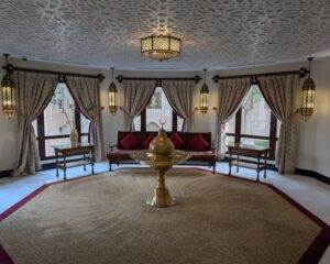 Elevator lobby at Marriott Mena House, Cairo
