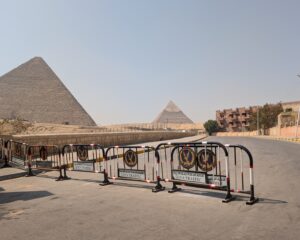 Exclusive enterance to the pyramids complex for Marriott Mena House, Cairom guests
