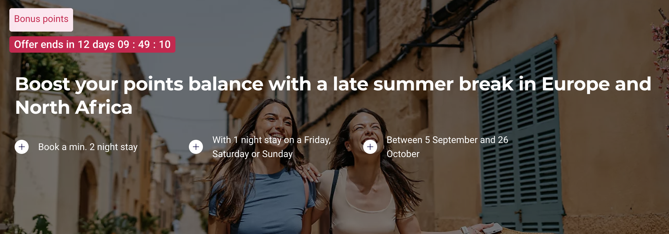 Accor weekend bonus hotel promotion
