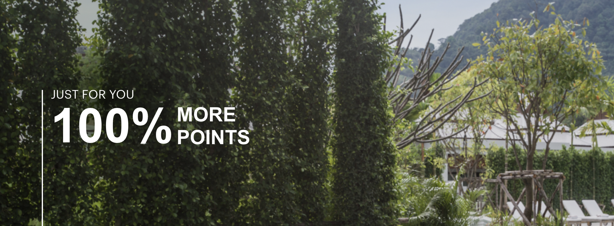 IHG buy points promo banner.