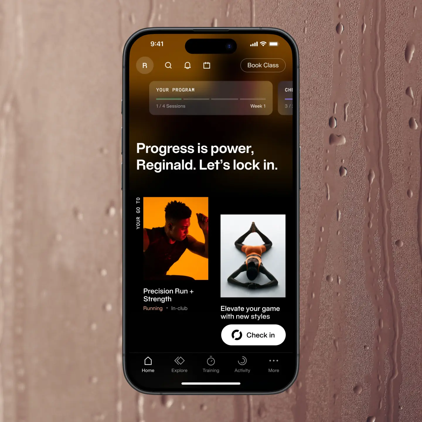 The Equinox+ mobile app