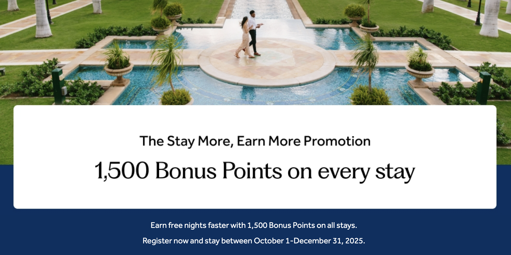 Hilton Q4 Global Promotion registration webpage.
