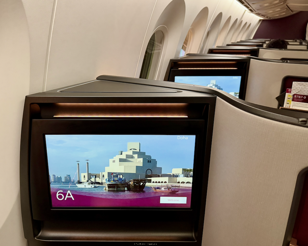 Qatar Airways 787-9 Adient Ascent Suite.