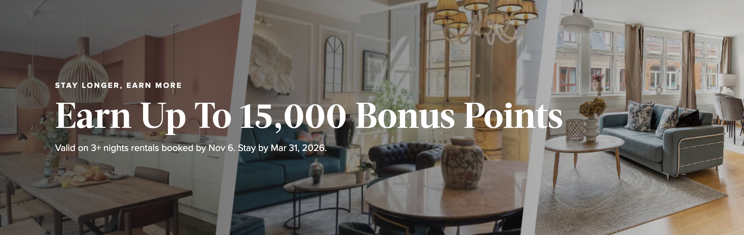 Marriott Homes & Villas 15k bonus point promotion