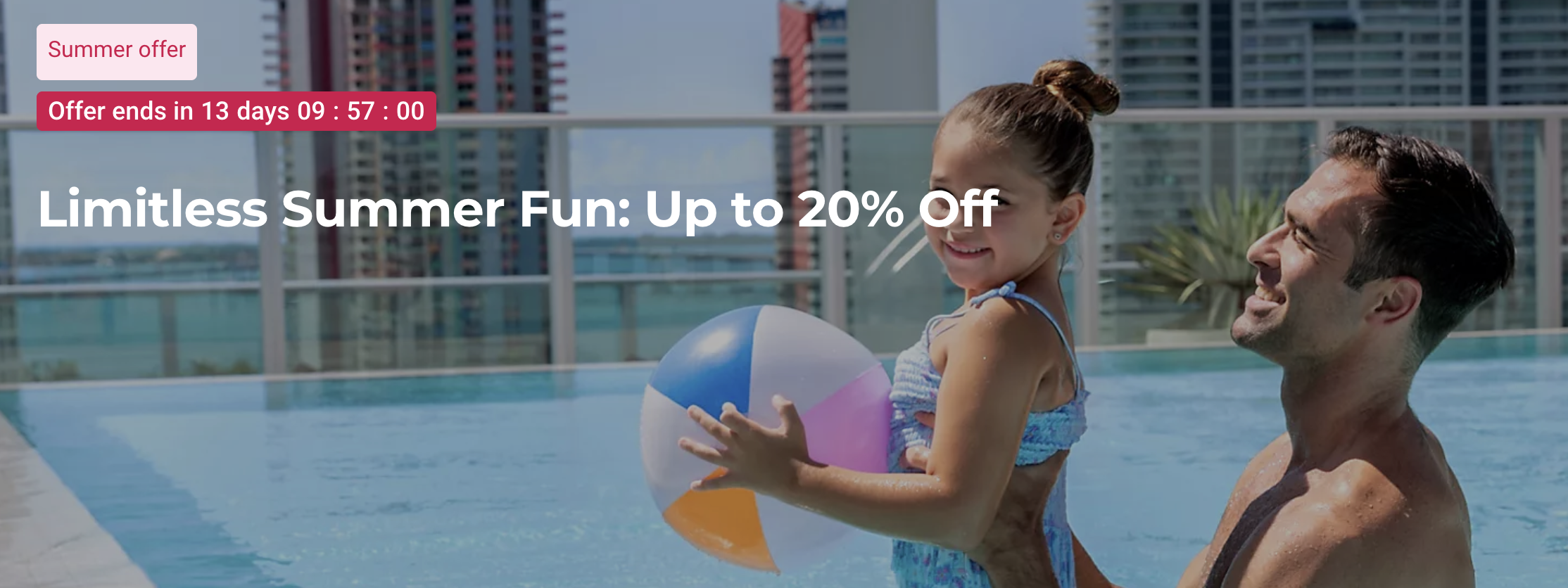 A screenshot showing the promotional banner for the ALL Summer Offer