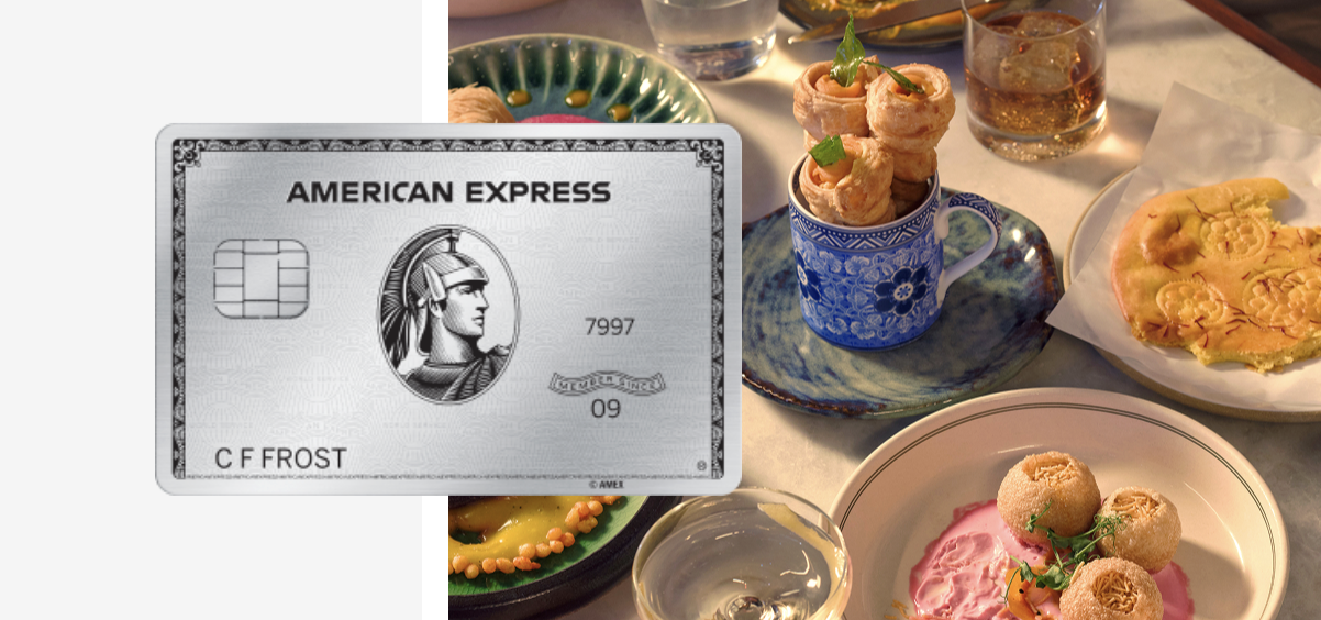 The Amex Platinum / Resy promotion banner