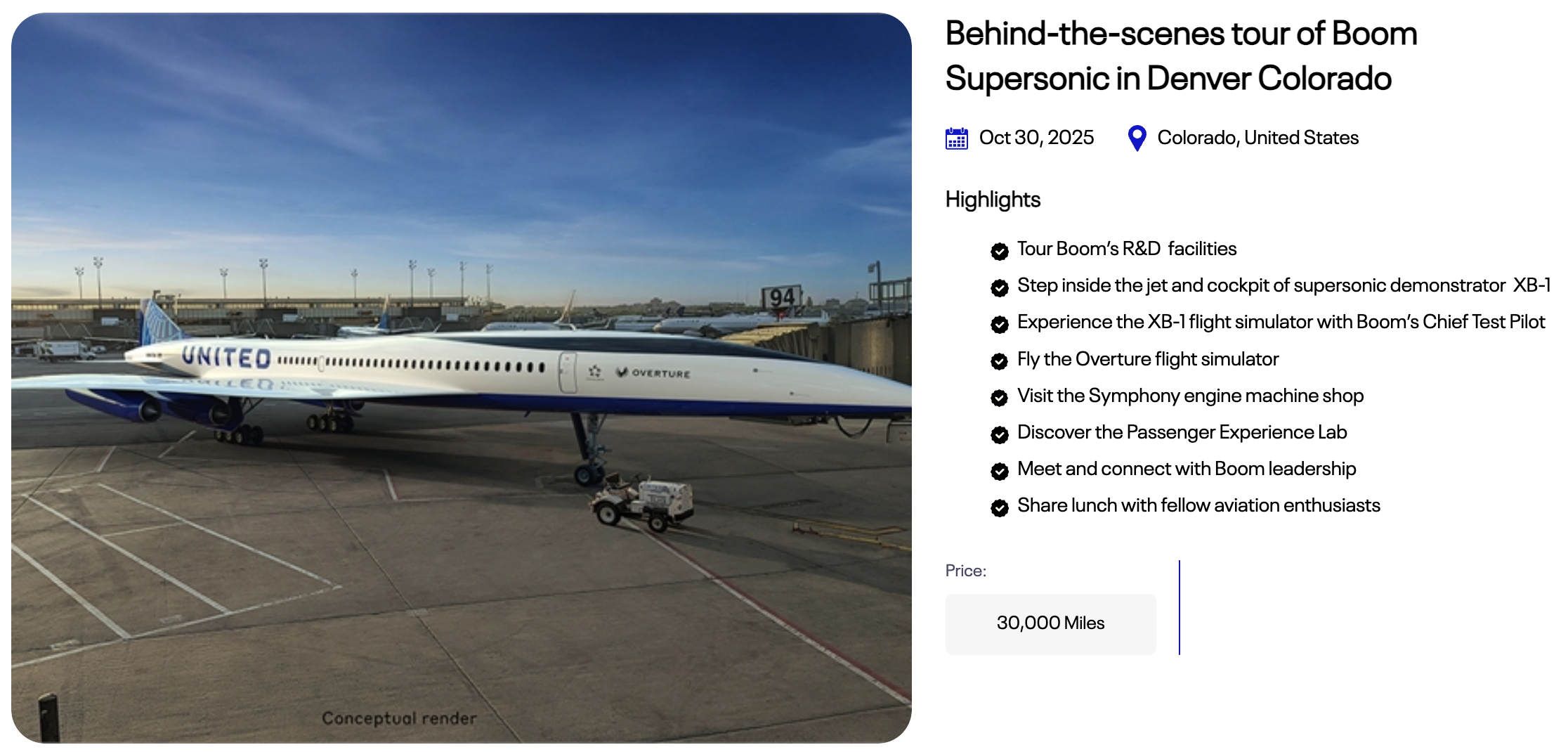 Behind-the-scenes tour of Boom Supersonic in Denver Colorado listing.