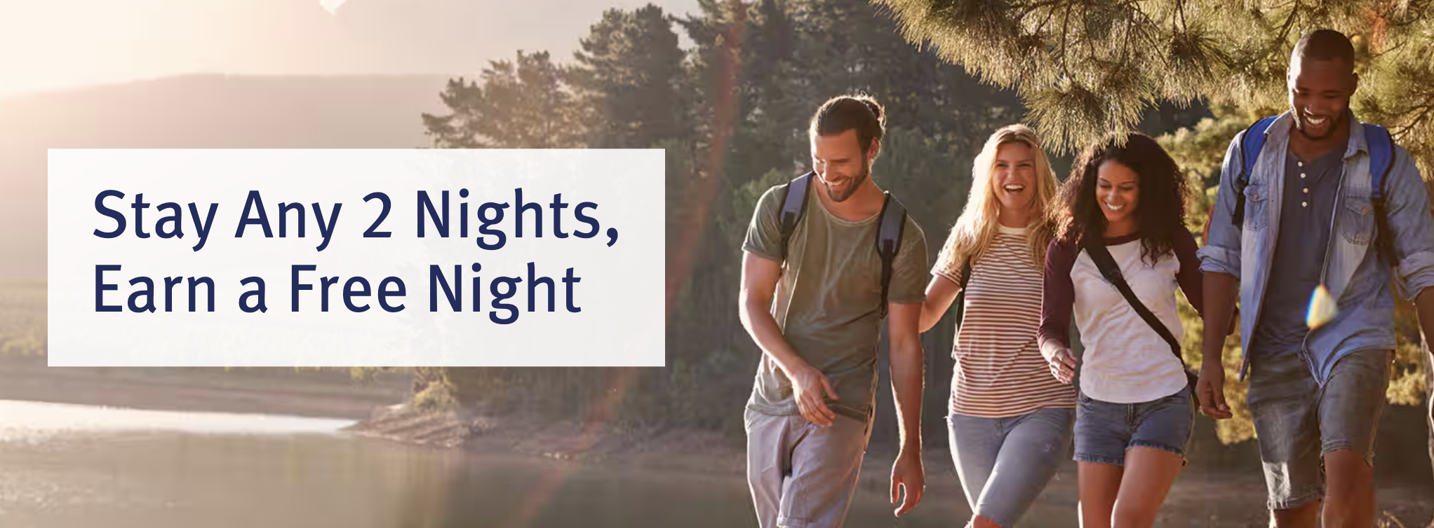 Wyndham stay 2/get one free promo banner.
