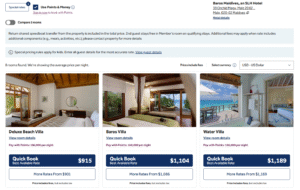 Redeem Hilton points at Baros Maldives