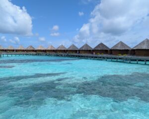 Overwater villas at Baros Maldives