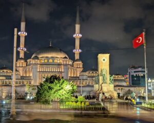 Taksim Square in Istanbul, Turkey