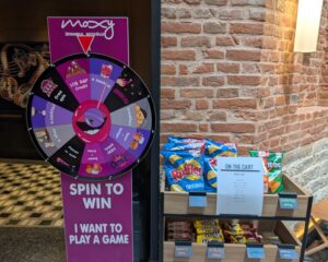 Spin the wheel for prizes when checking into Moxy Istanbul Beyoglu in Turkey