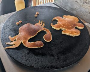 Pancakes at Six Senses Laamu in the Maldives