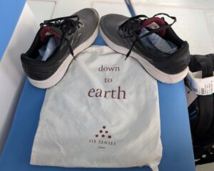 Bag for shoes at Six Senses Laamu in the Maldives