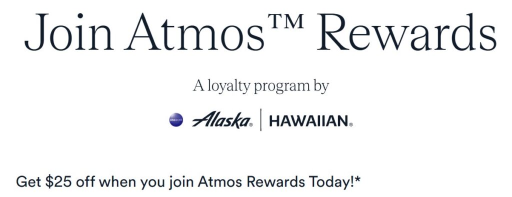 Alaska Atmos 25 New Member Bonus