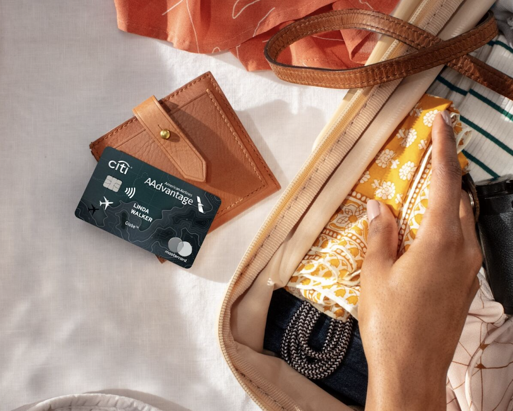 American Airlines Globe Card lifestyle photo.