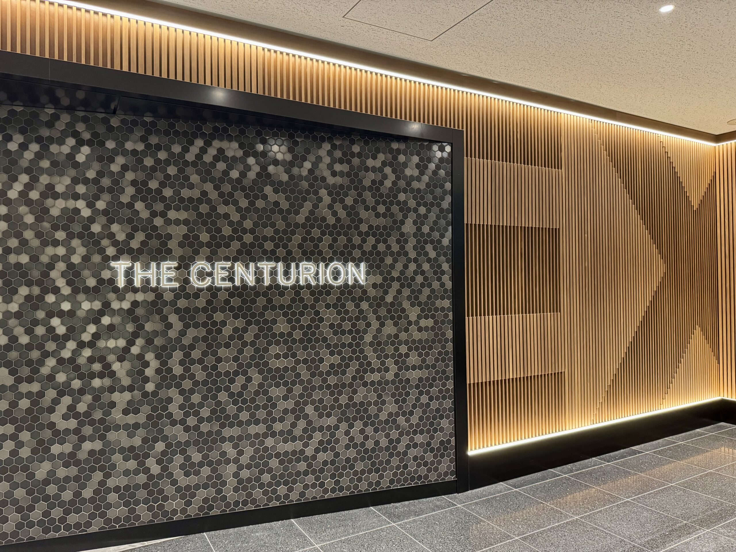 Entrance to Centurion Lounge at HND.