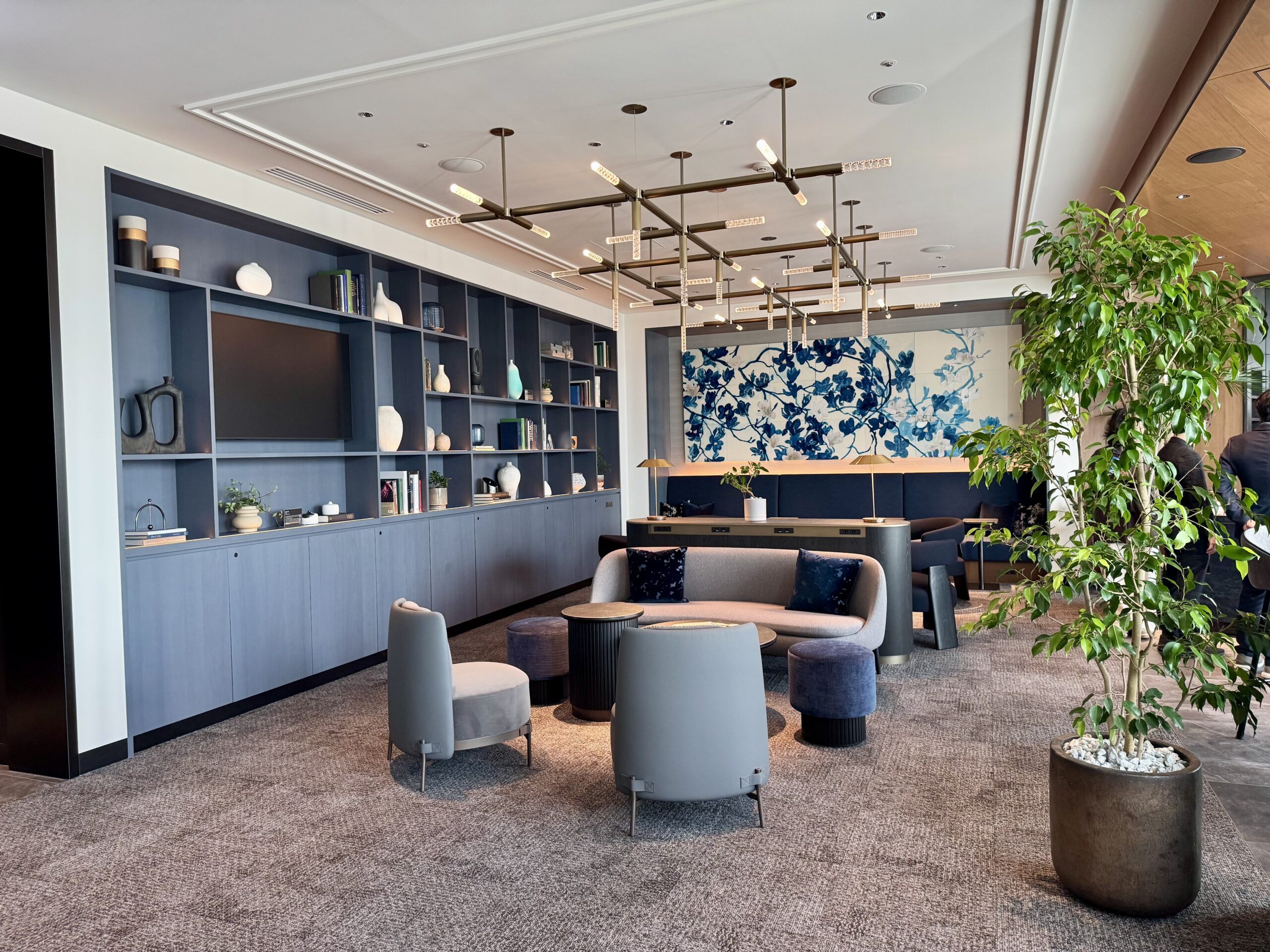 Seating area at Centurion Lounge HND.