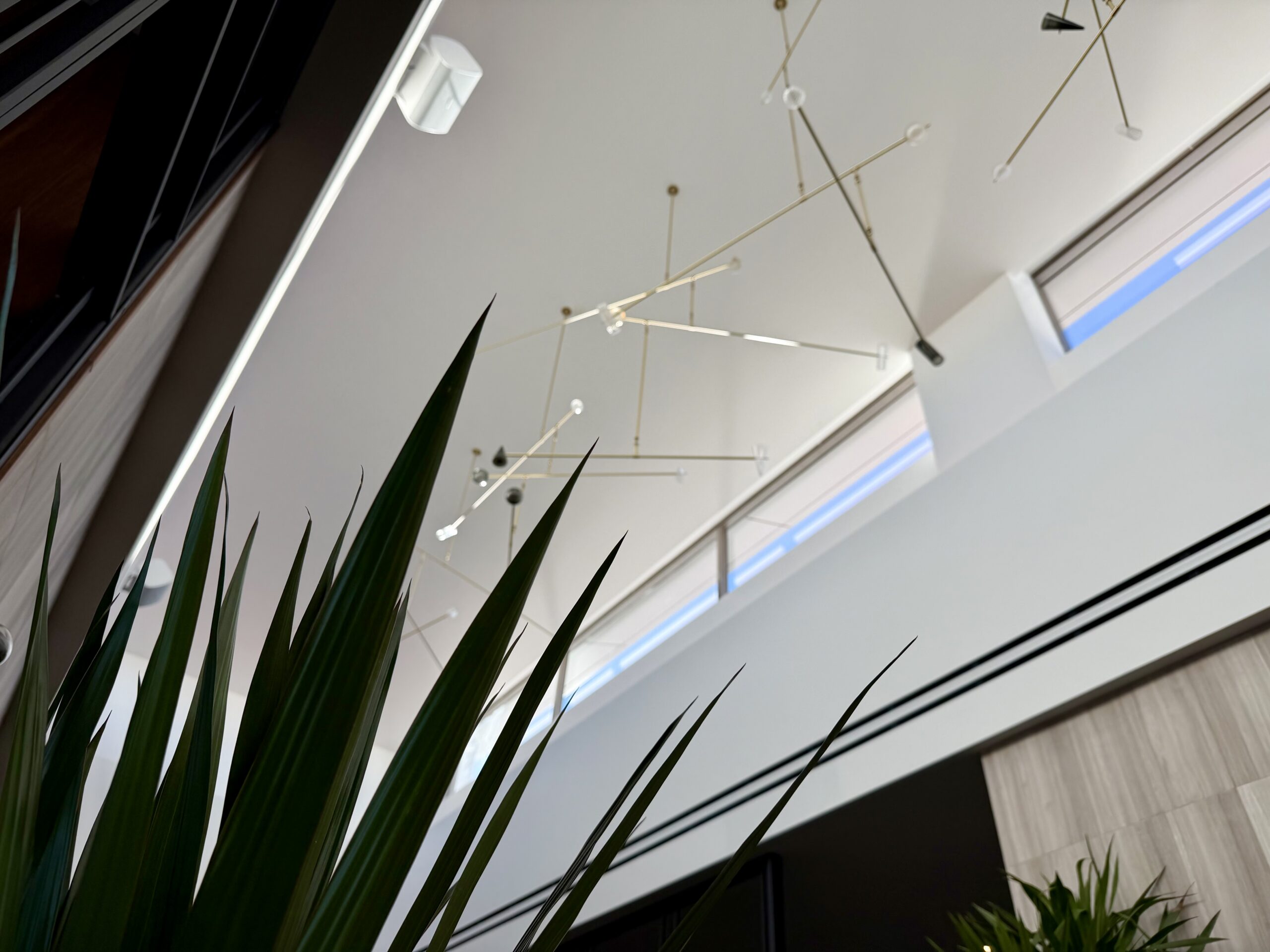 Amex Centurion Lounge SLC Adelman sculpture.