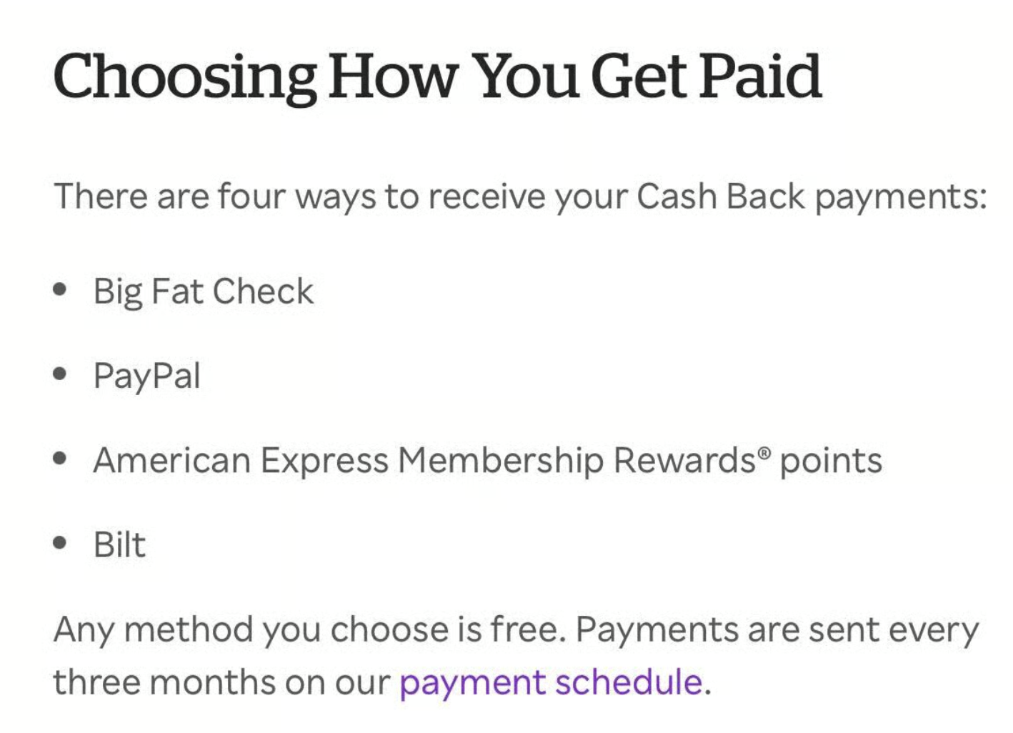 Rakuten Choosing How You Get Paid FAQ