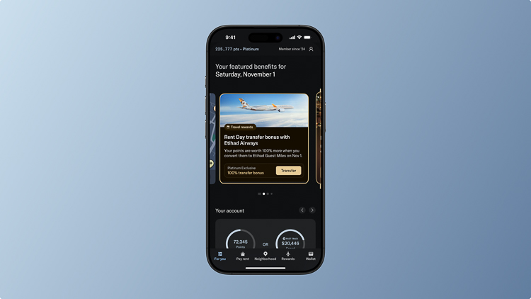 Bilt Rewards transfer bonus to Etihad Guest.