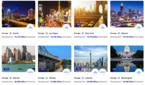 Flying Blue Promo Rewards destinations for November 2025