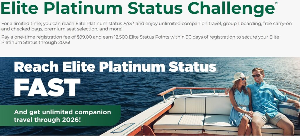 Frontier Elite Platinum Status Challenge October 2025