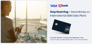 Screenshot of Gigsky benefits for U.S. Bank cards