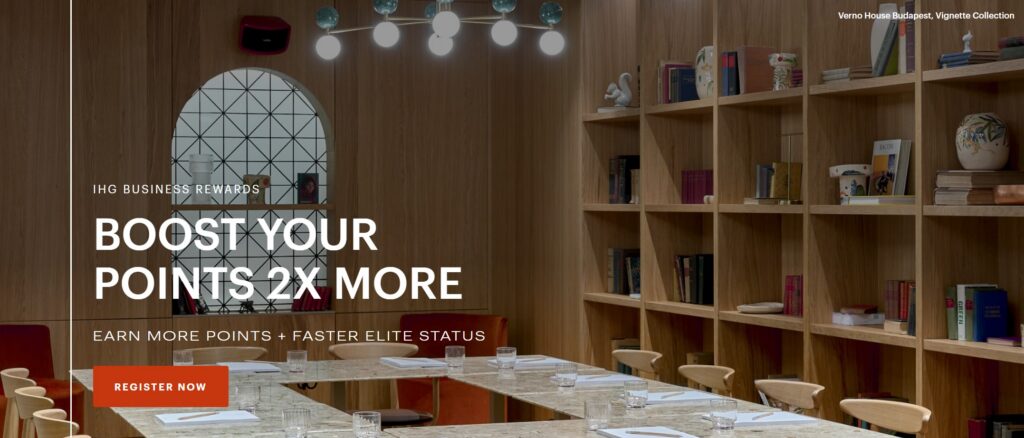 IHG Business Rewards 2X Points October 2025 Promotion