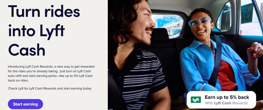 Lyft Cash Rewards Launch