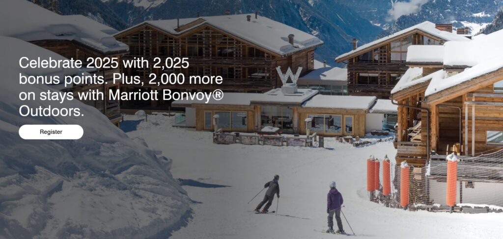 Marriott 2,025 Points 2025 Global Promotion