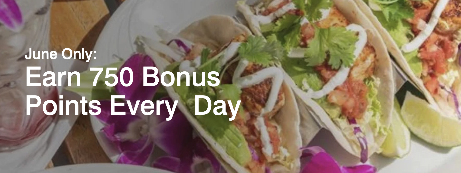 Screenshot of Marriott Eat Around Town June 2026 bonus.