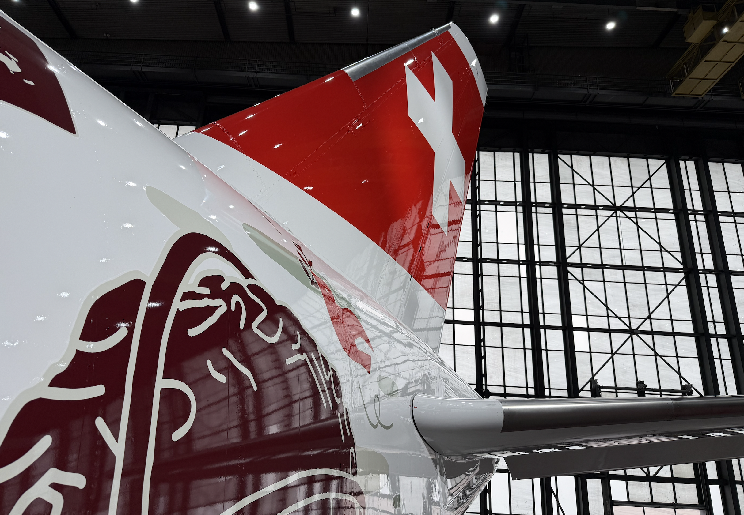 SWISS A350 tail.