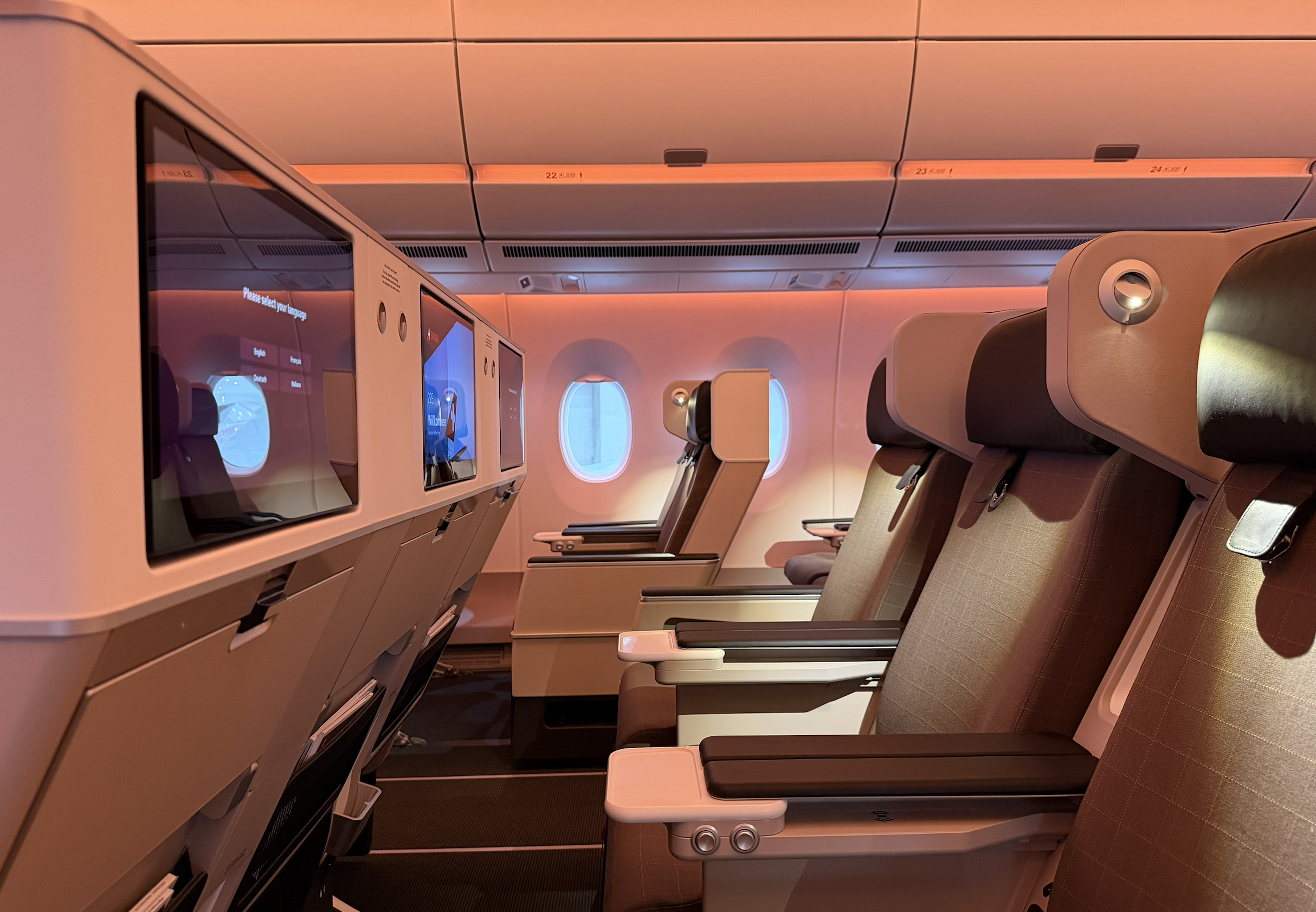 SWISS A350 premium economy