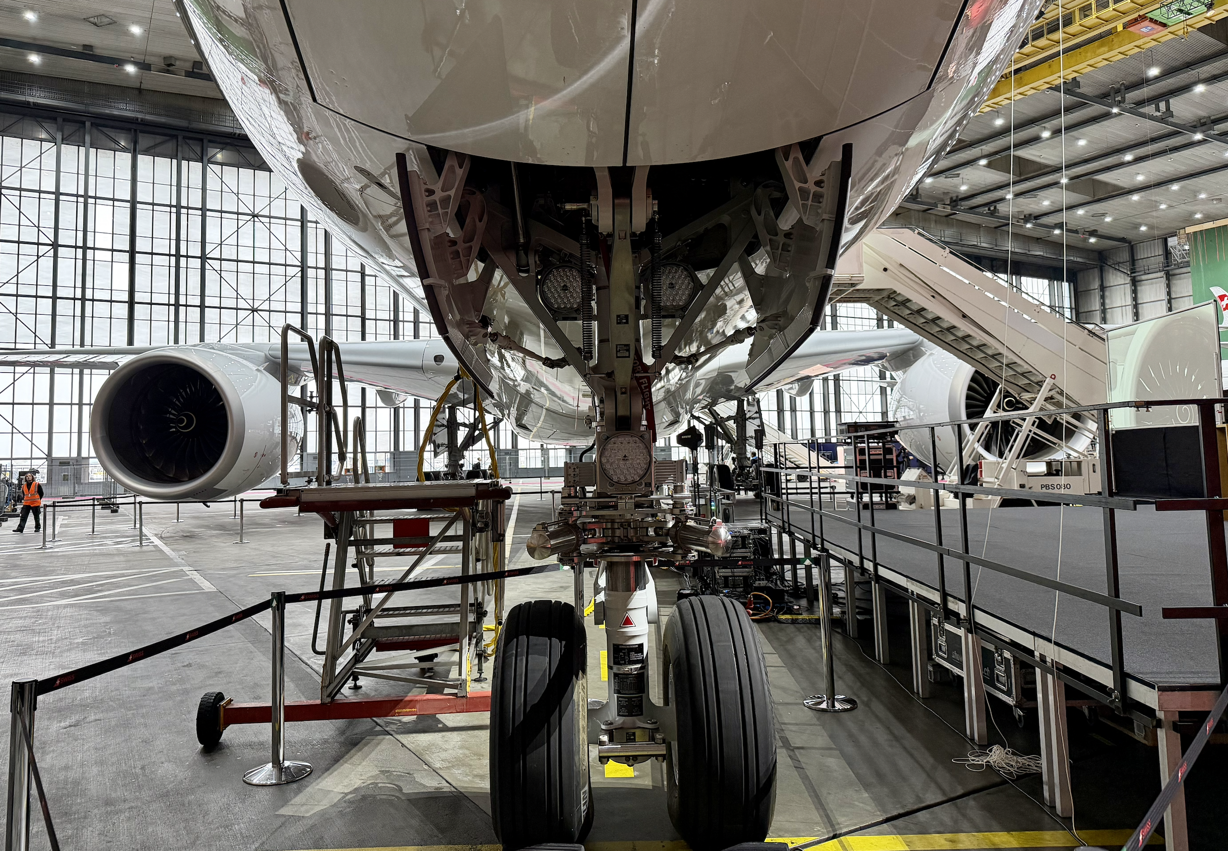 SWISS A350 nose gear.