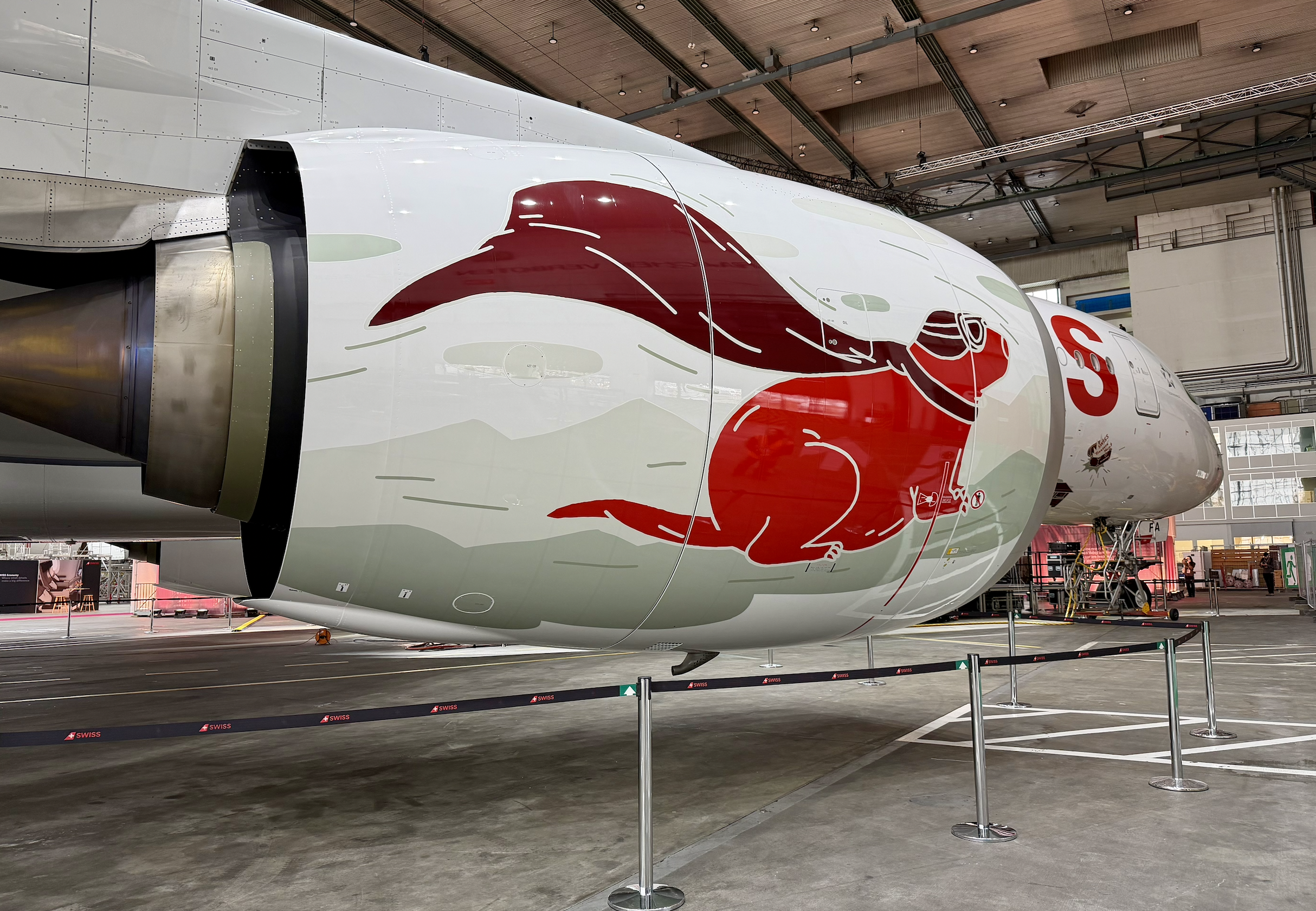 SWISS A350 engine