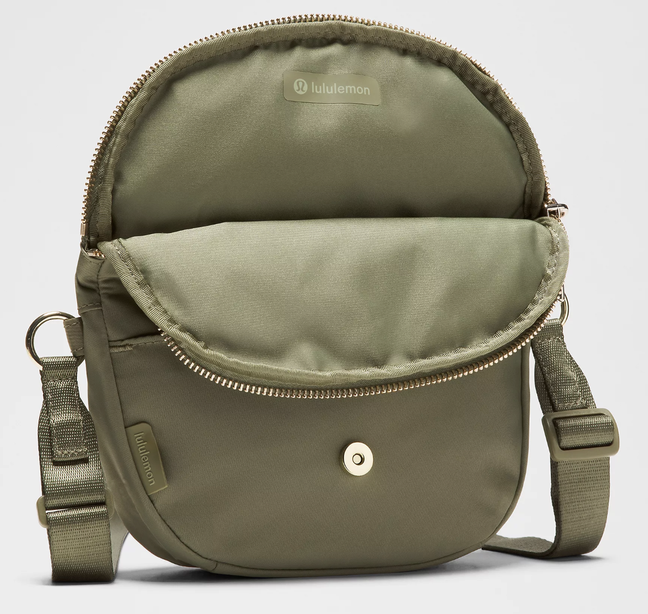 The All Night Festival Bag Micro 2L in bay leaf/gold