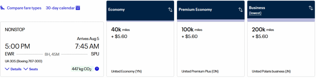 Newark to Split on United