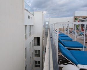 View of another hotel right next to the Hyatt Centric Malta