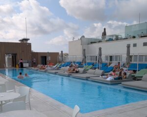 Outdoor pool at the Hyatt Centric Malta