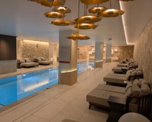 Indoor pool at the Hyatt Centric Malta