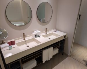 Bathroom in a suite at the Hyatt Centric Malta