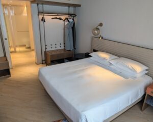Bedroom of a suite at the Hyatt Centric Malta