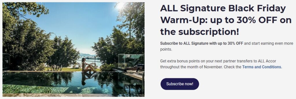 Accor Siganture Subscription 40 Off
