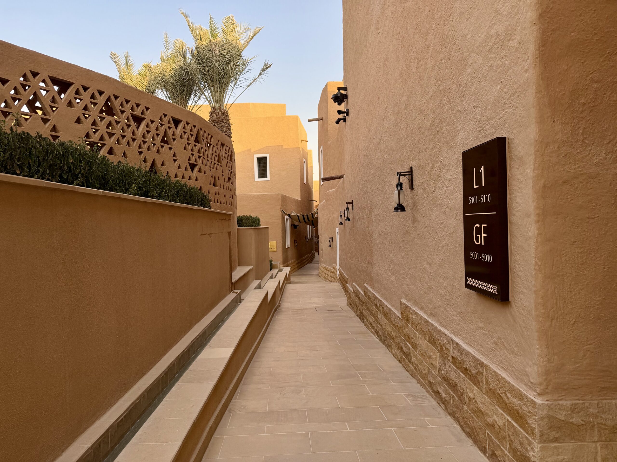 Alleyways at the Bab Samhan Hotel
