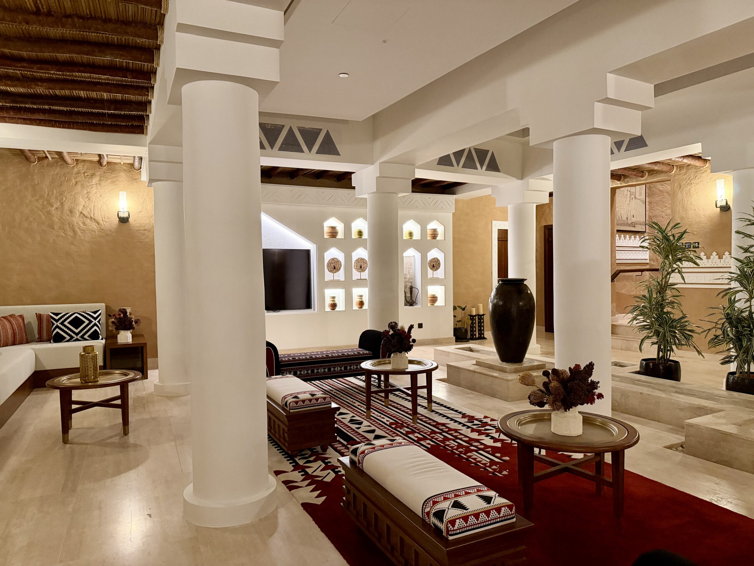 Bab Samhan Hotel luxury suite.