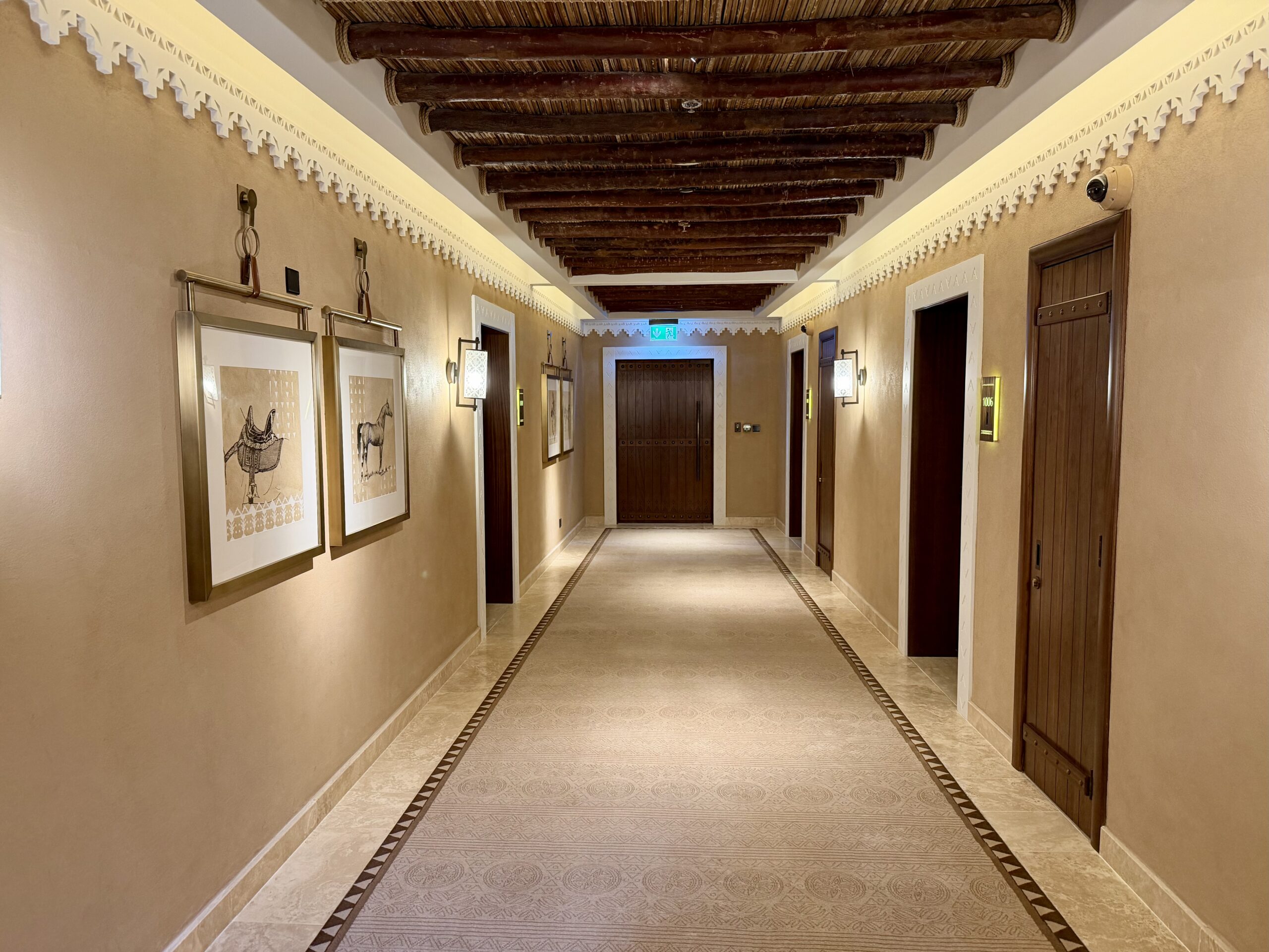 Room corridor at the Bab Samhan Hotel