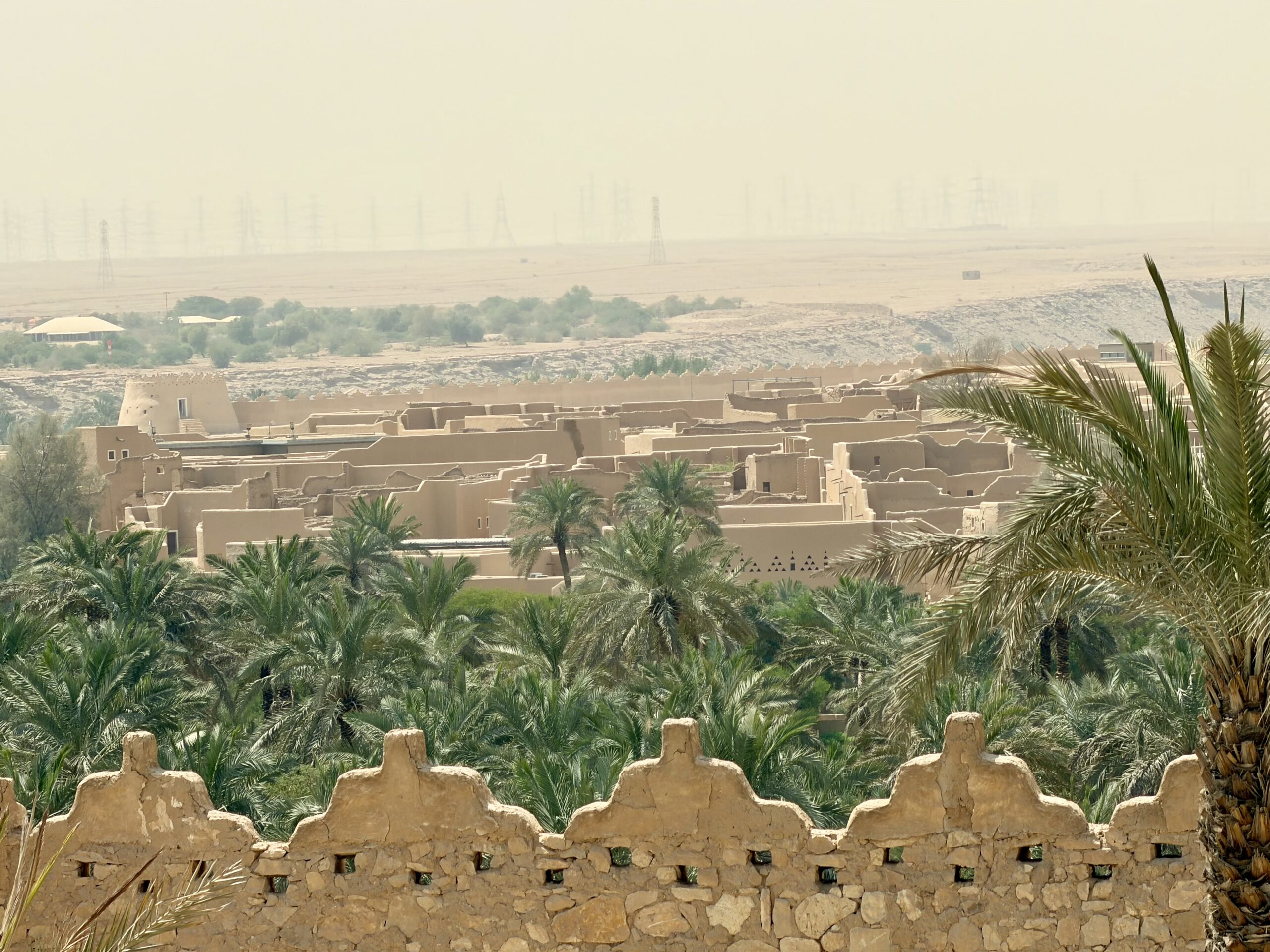 Mud-brick homes near Bab Samhan Hotel